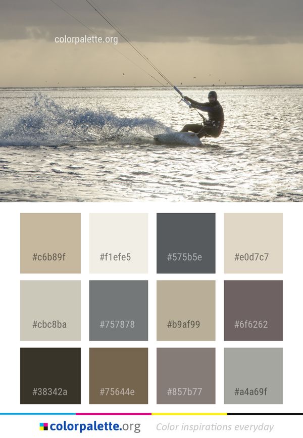 Kitesurfing Water Boardsport Color Palette