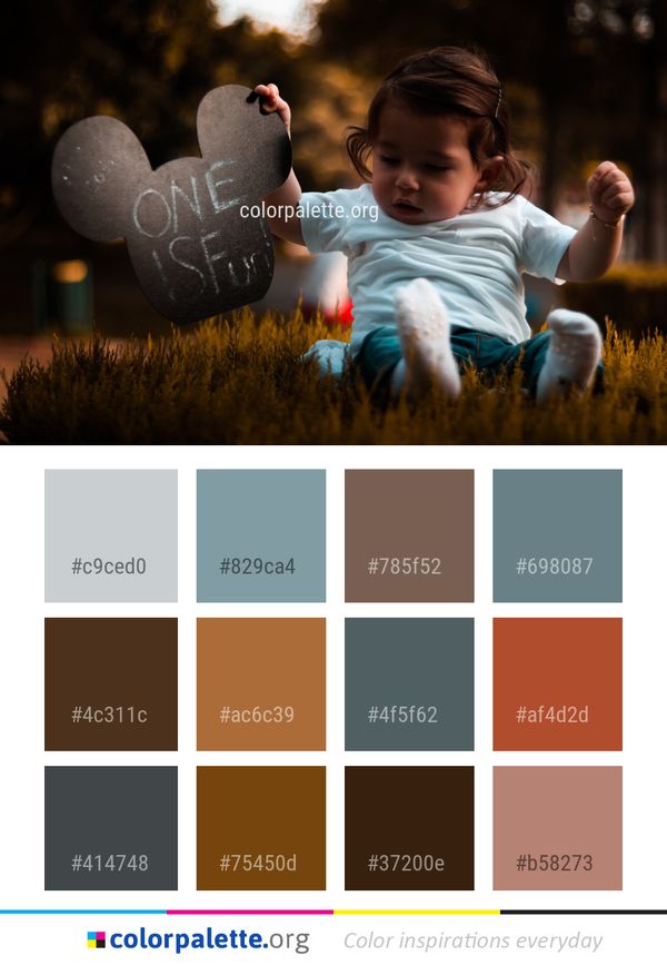 Child Emotion Photography Color Palette