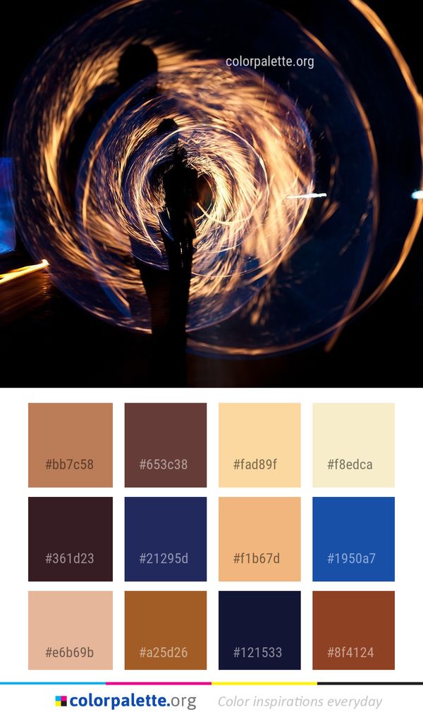 Reflection Light Darkness Color Palette