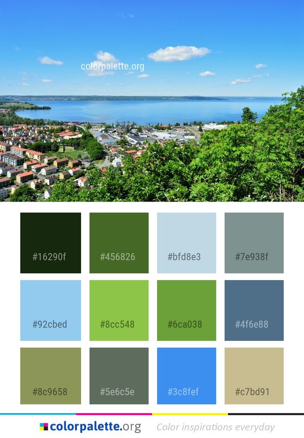 Sky Coast Promontory Color Palette