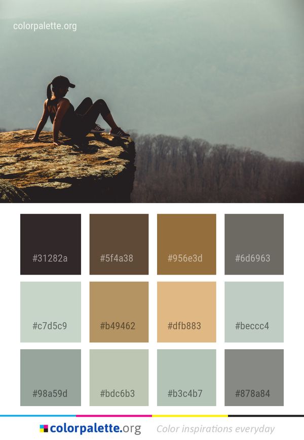Sky Morning Girl Color Palette