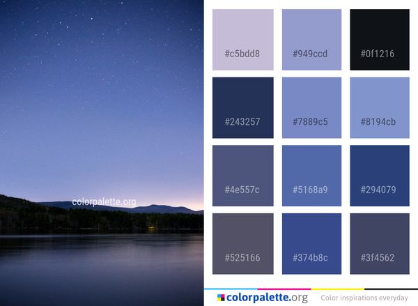 Sky Nature Reflection Color Palette