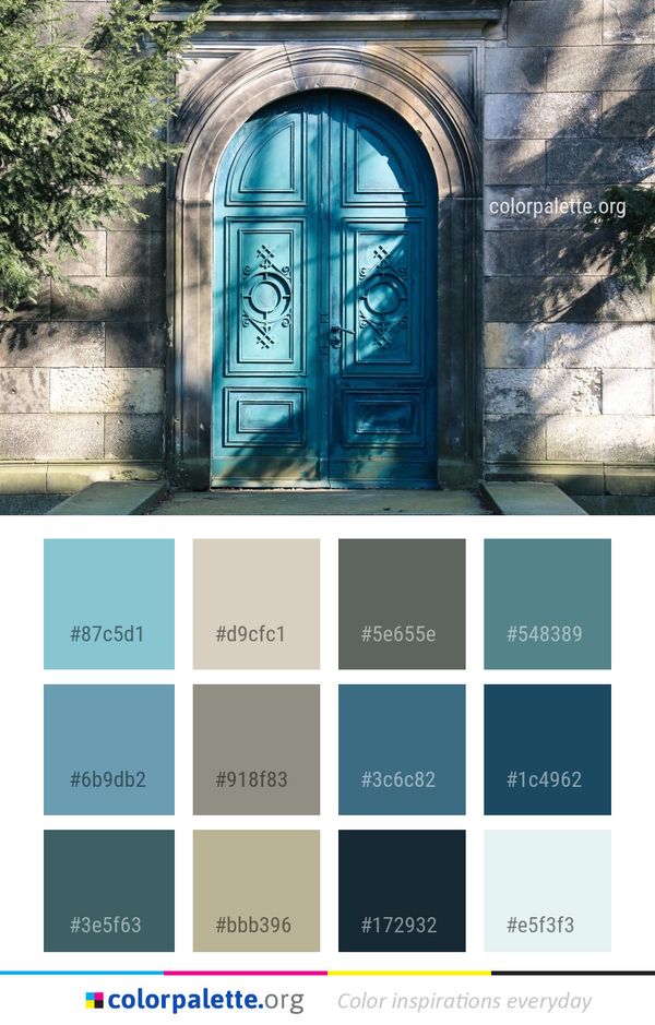 Door Arch Architecture Color Palette