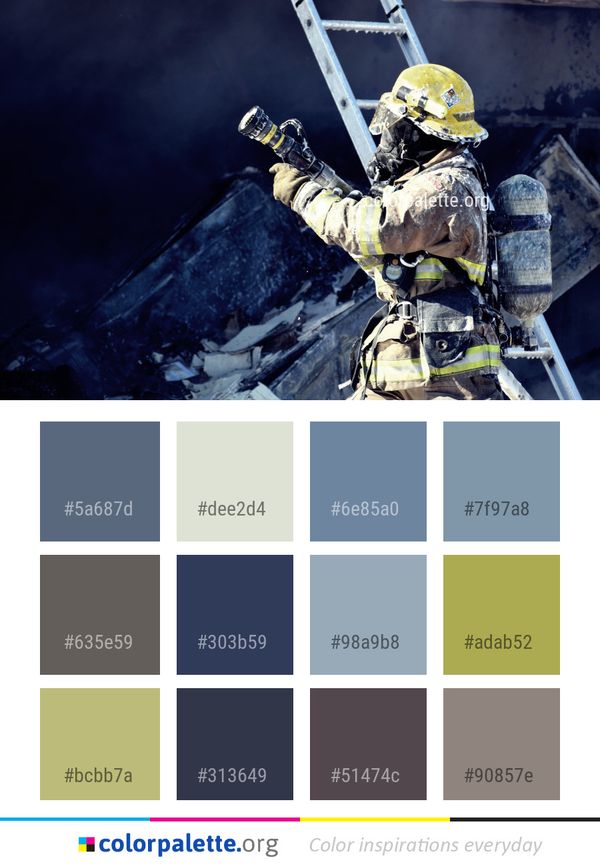 Personal Protective Equipment Military Soldier Color Palette