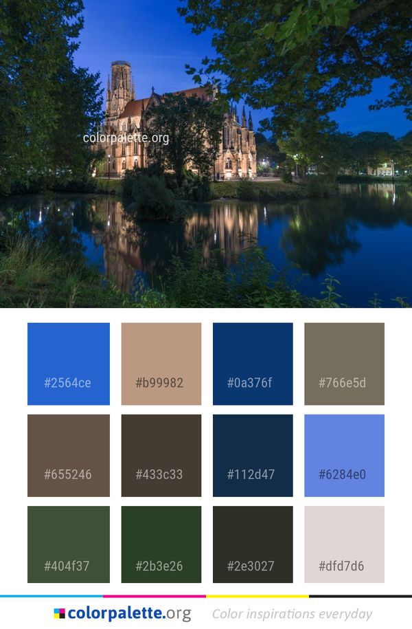 Reflection Nature Water Color Palette