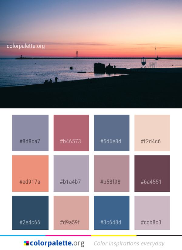 Sea Horizon Sky Color Palette
