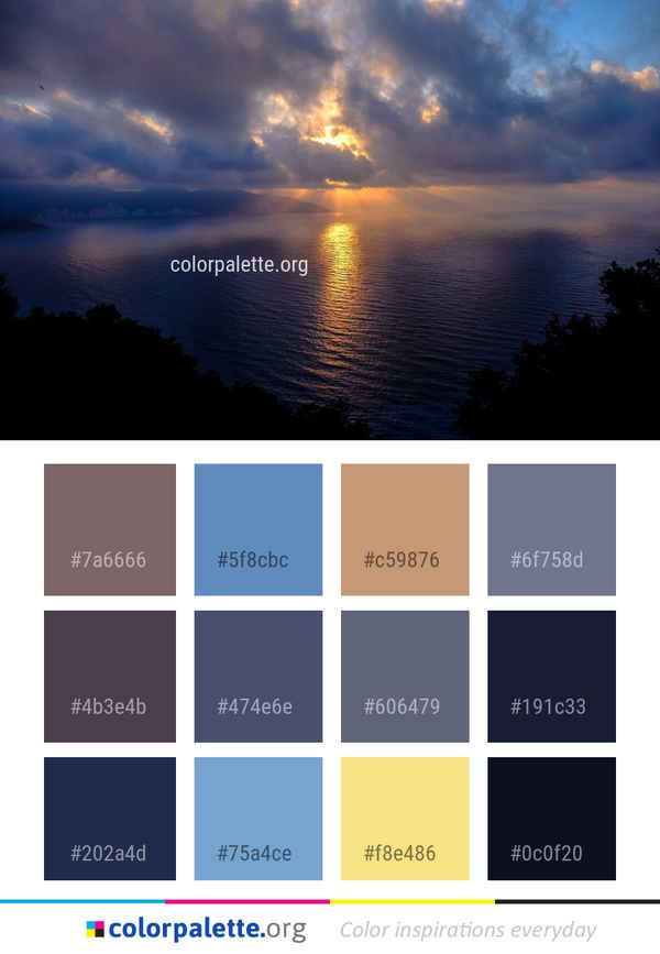 Sky Nature Horizon Color Palette