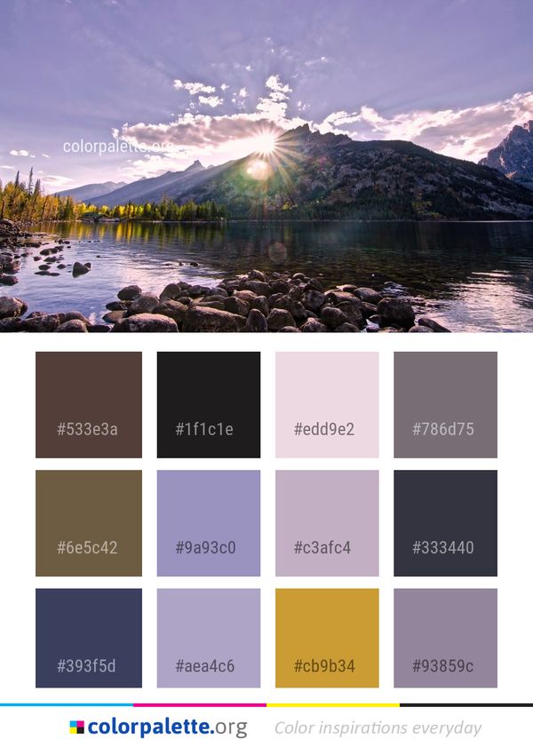 Sky Reflection Nature Color Palette