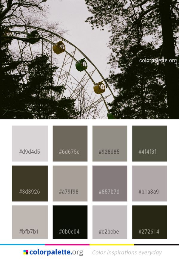 Tree Sky Leaf Color Palette