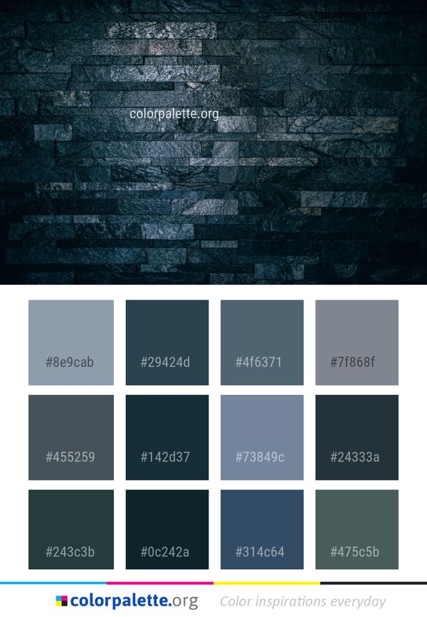 Wall Darkness Atmosphere Color Palette