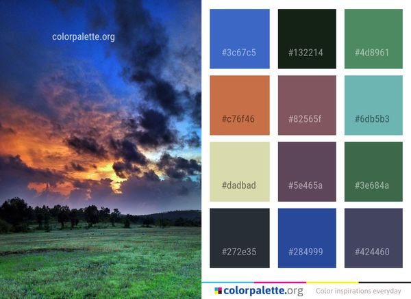 Sky Nature Cloud Color Palette
