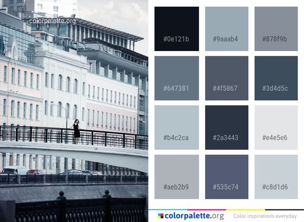 Building Landmark Metropolitan Area Color Palette