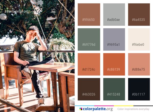 Sitting Tree Furniture Color Palette