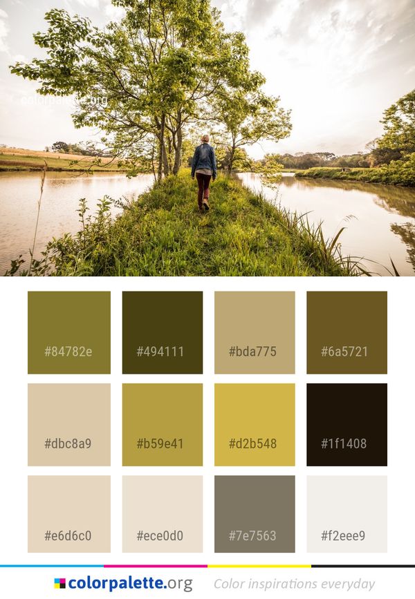 Waterway Water Tree Color Palette