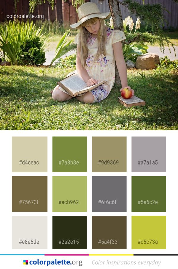Green Yellow Grass Color Palette