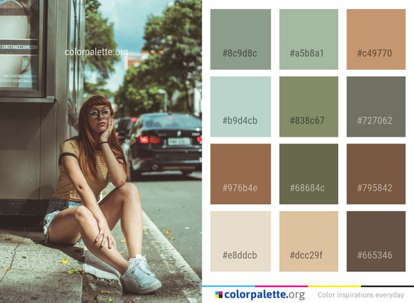 Photograph Beauty Girl Color Palette