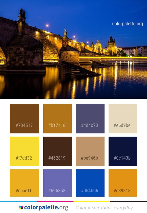Reflection Nature Landmark Color Palette