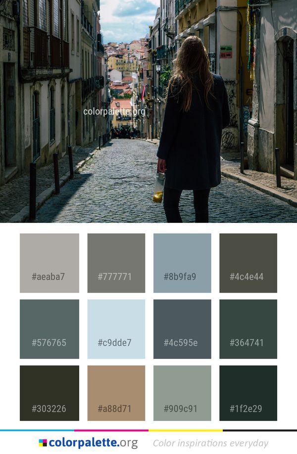 Road Street Urban Area Color Palette