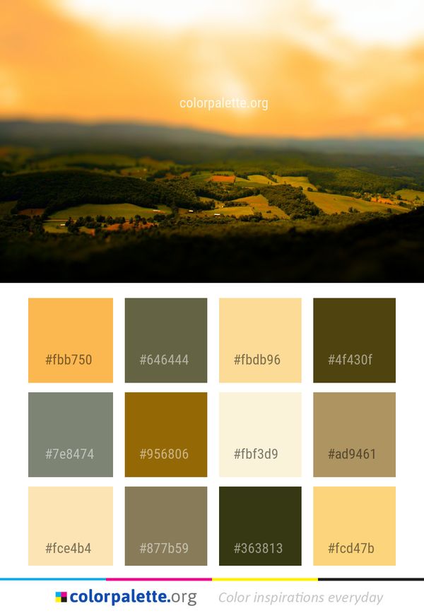 Sky Atmosphere Field Color Palette