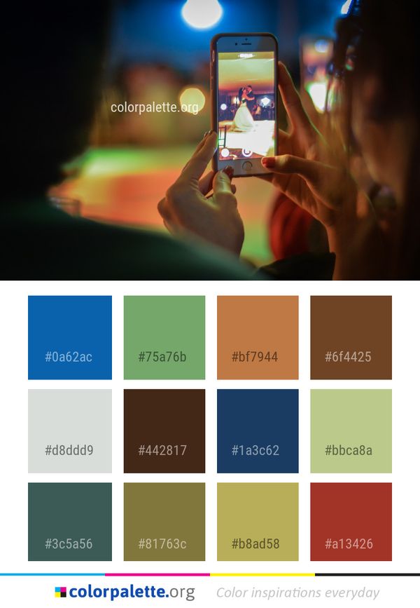 Yellow Gadget Technology Color Palette