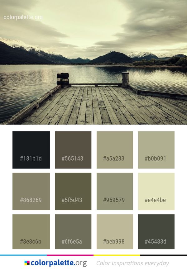 Cloud Sky Loch Color Palette