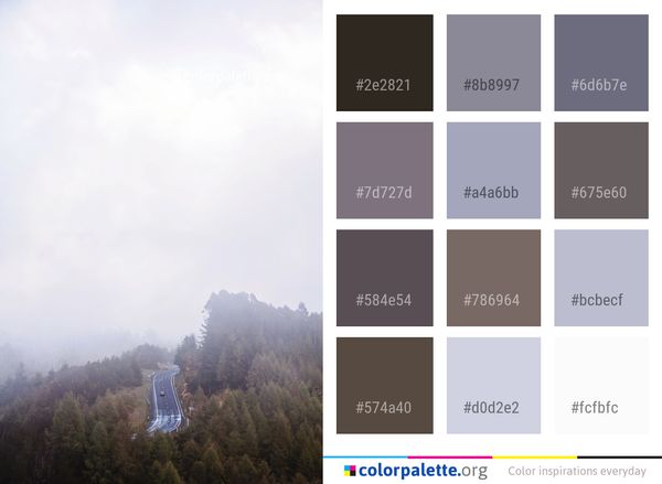 Sky Mountainous Landforms Cloud Color Palette