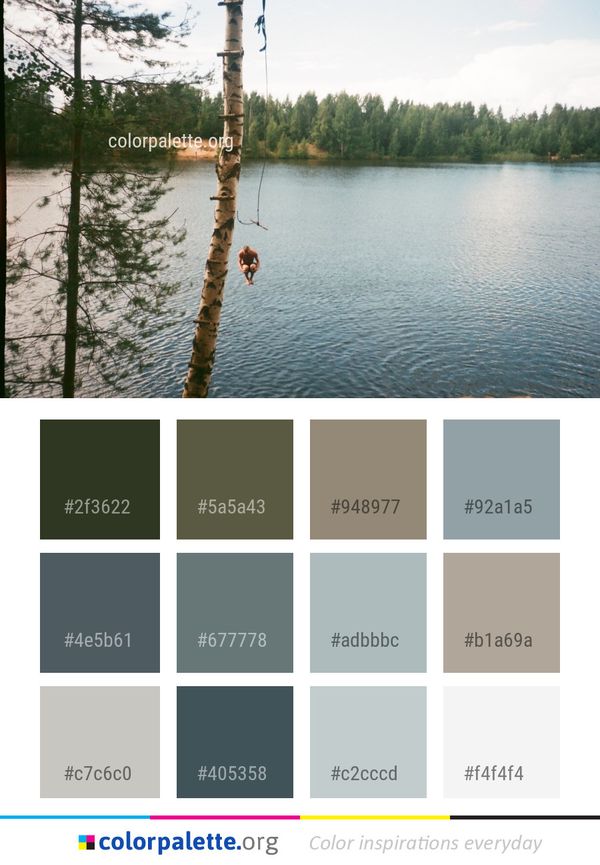 Body Of Water Lake Color Palette
