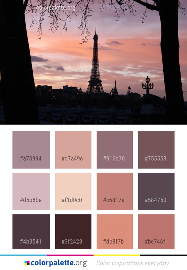 Sky Landmark Dawn Color Palette