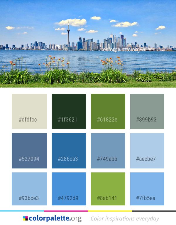 Skyline Sky City Color Palette