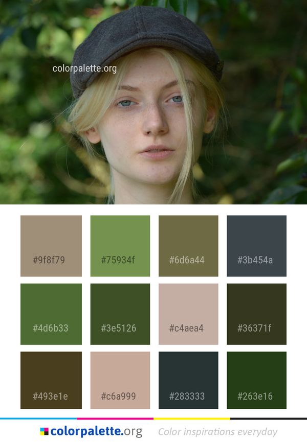 Face Human Hair Color Beauty Color Palette