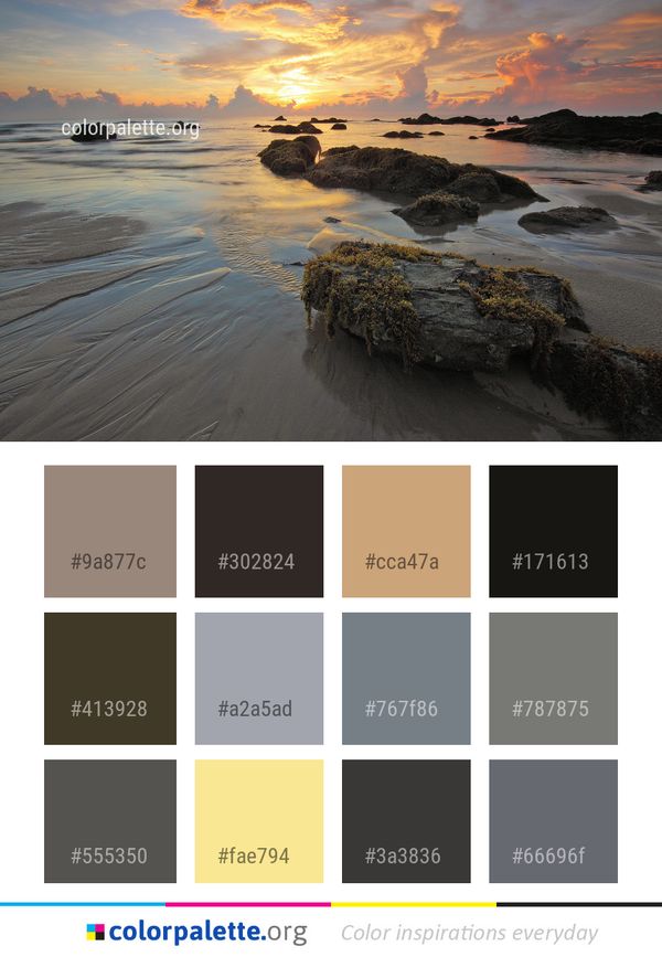 Sea Body Of Water Sky Color Palette