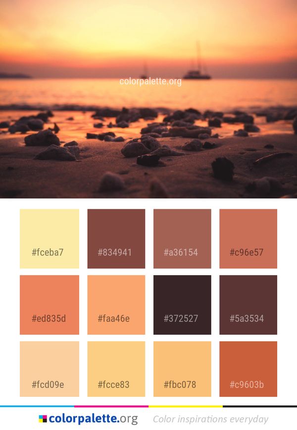 Sea Horizon Sky Color Palette