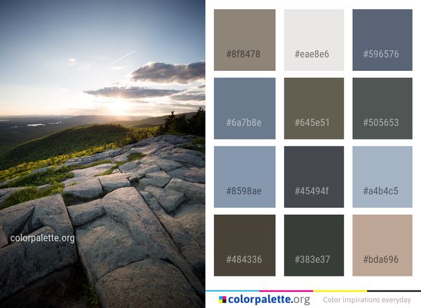 Sky Horizon Shore Color Palette