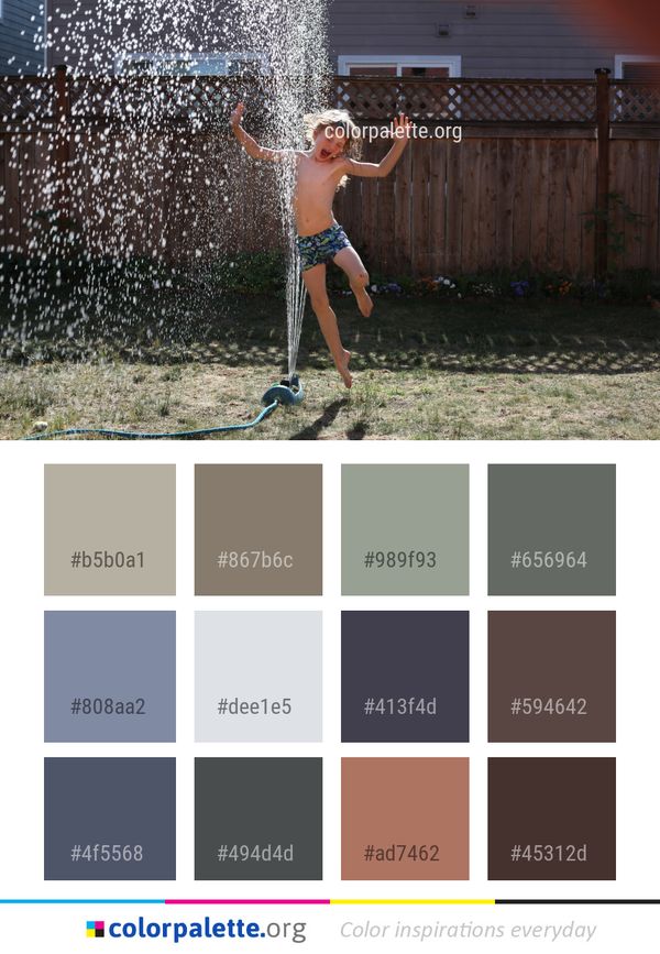 Water Fun Girl Color Palette