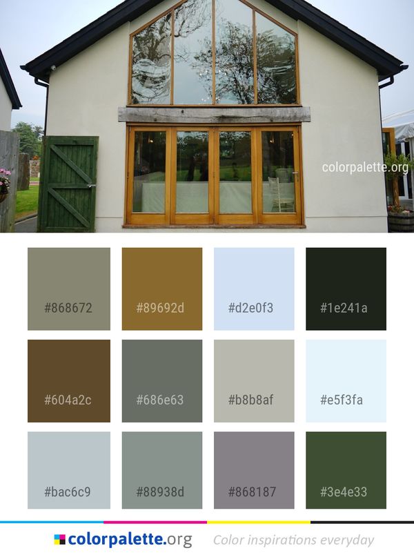 Window Facade House Color Palette