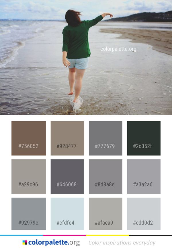 Beach Body Of Water Color Palette