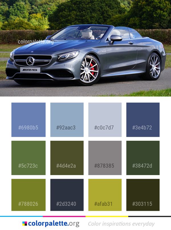 Car Land Vehicle Color Palette