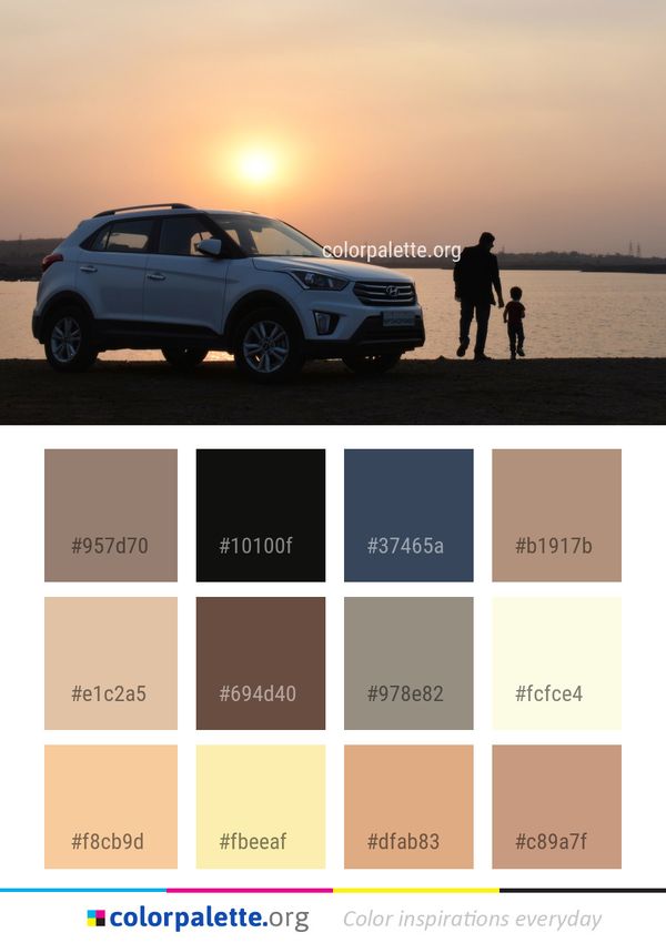 Motor Vehicle Car Color Palette