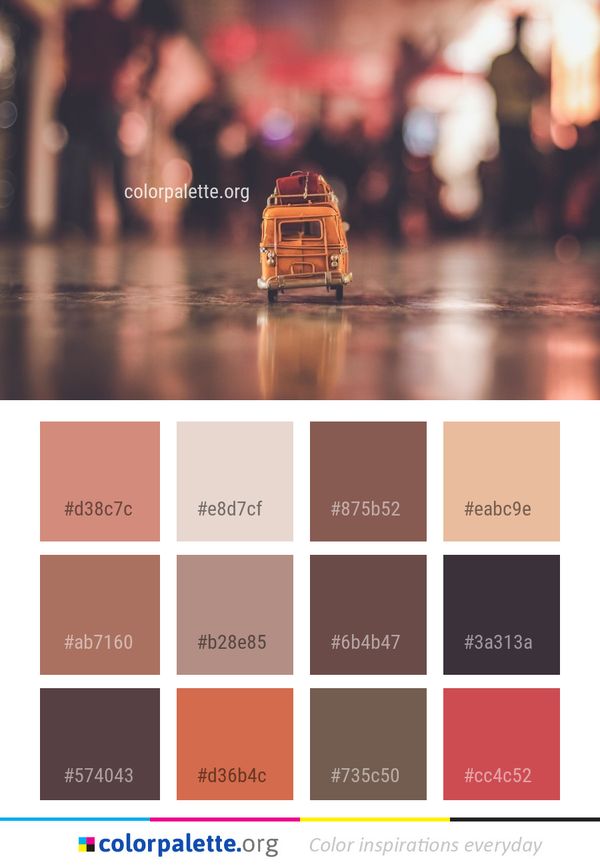Reflection Water Photography Color Palette