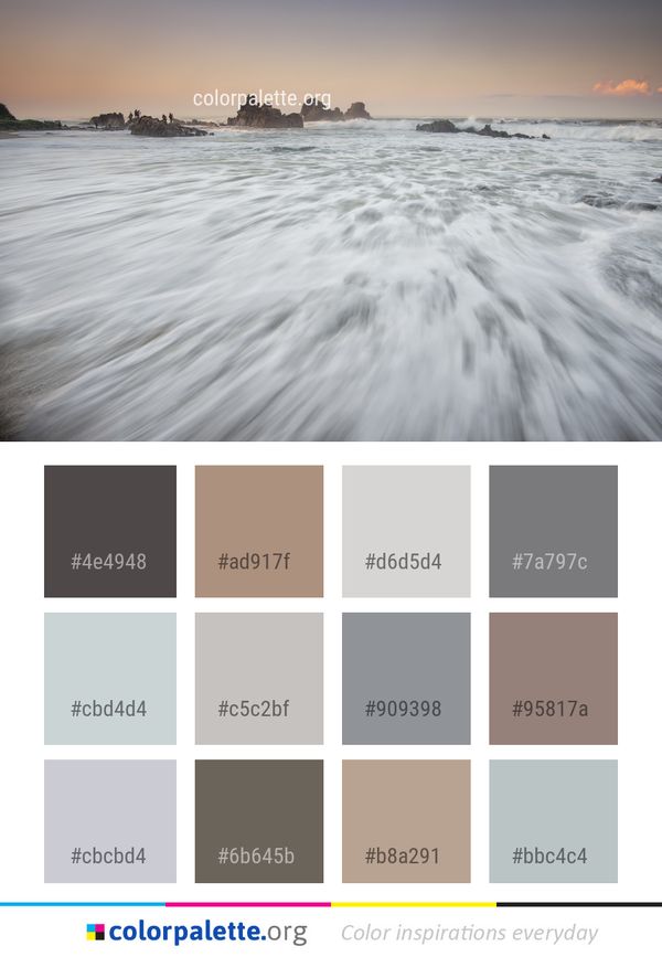 Sea Wave Body Of Water Color Palette