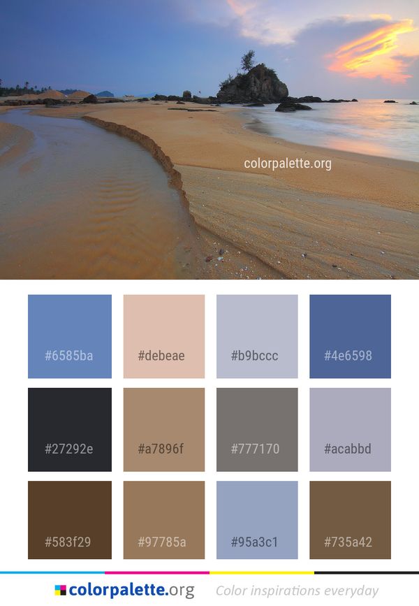 Sky Body Of Water Sea Color Palette