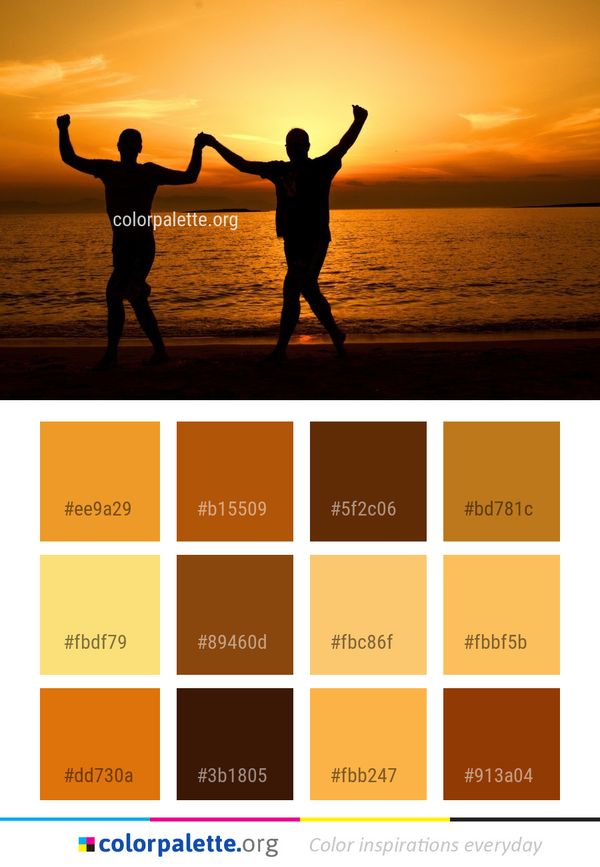 Sky Sun Sunrise Color Palette