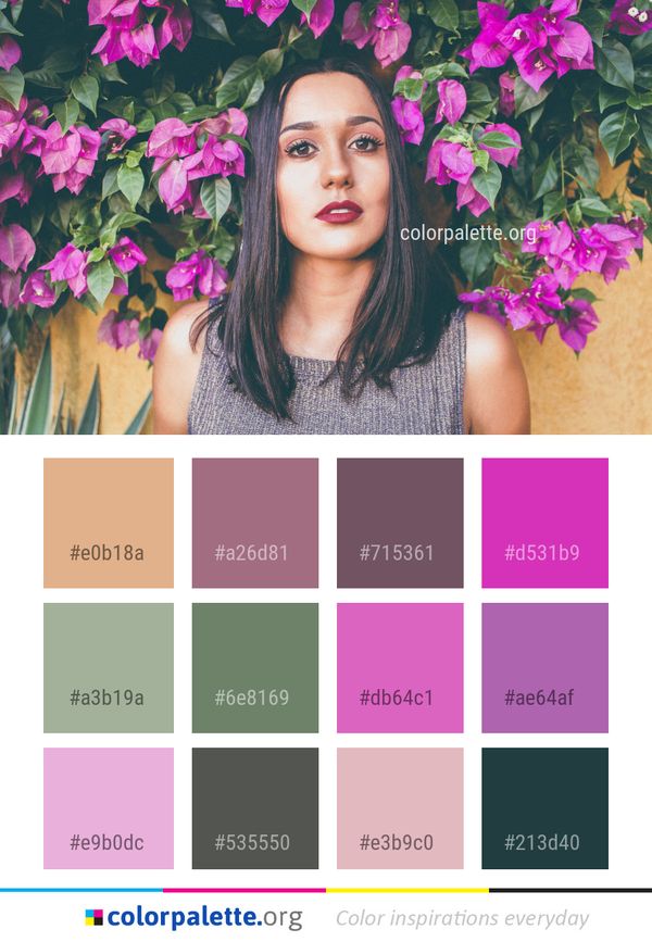 Flower Pink Beauty Color Palette
