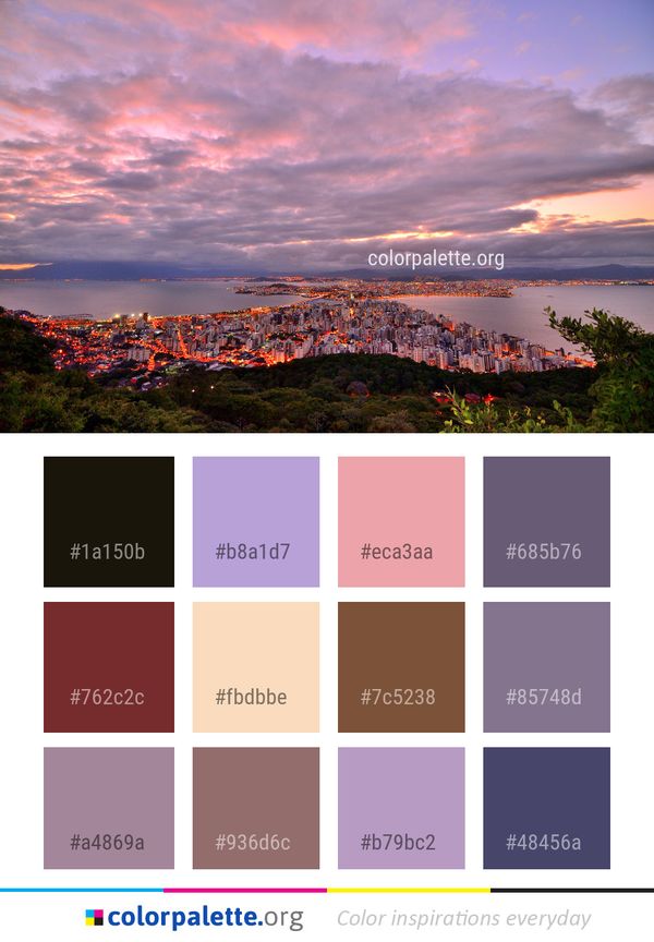 Sky Nature Dawn Color Palette