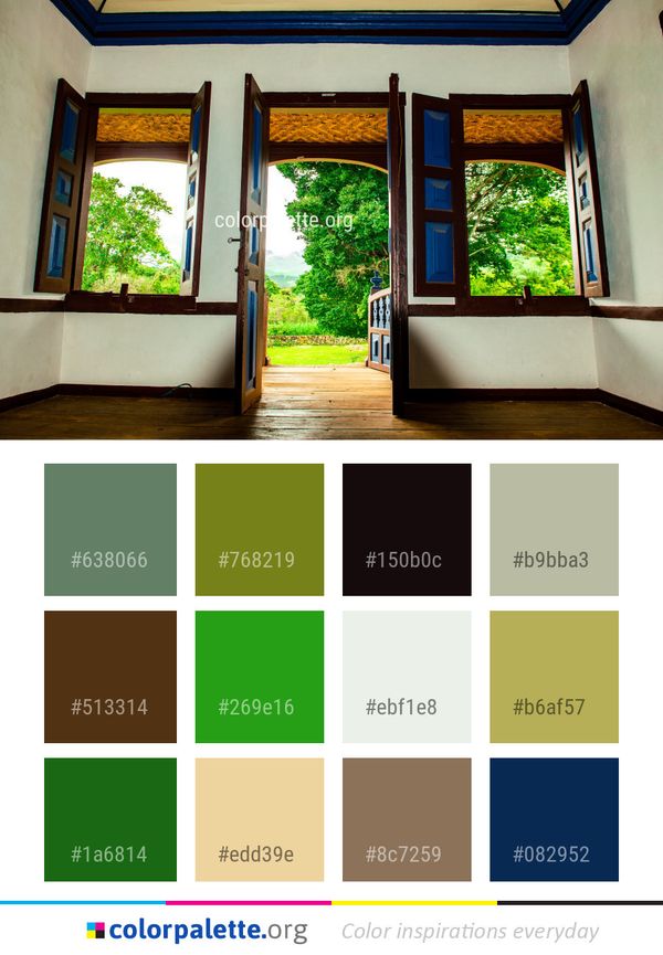 Window Architecture Tourist Attraction Color Palette