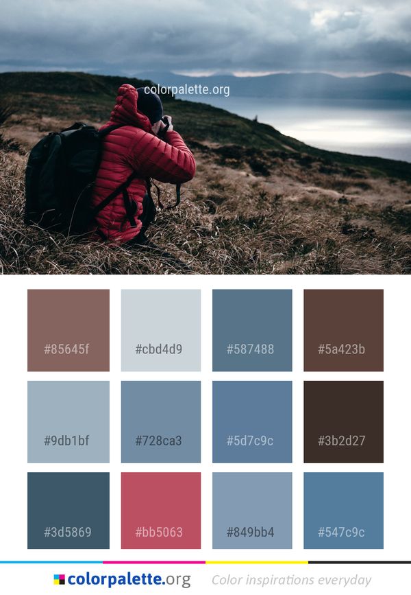 Mountainous Landforms Sky Wilderness Color Palette