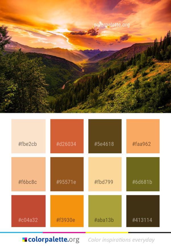 Sky Nature Wilderness Color Palette