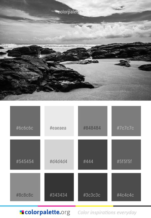 Black And White Sky Monochrome Photography Color Palette