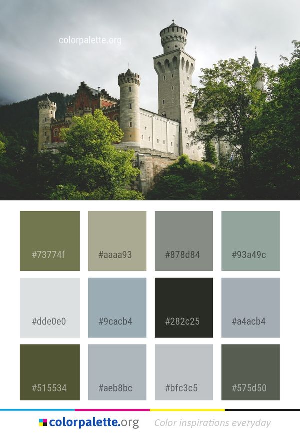 Ch??teau Castle Sky Color Palette