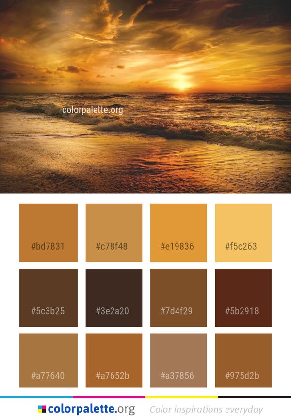 Horizon Sky Sea Color Palette
